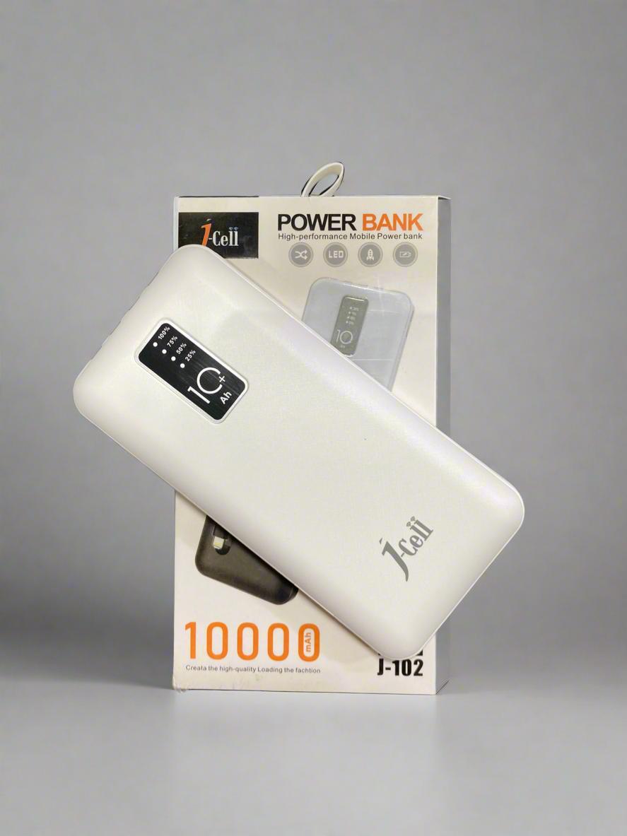 J‑Ceii 10000mAh Power Bank with Built‑in Multi‑Cables
