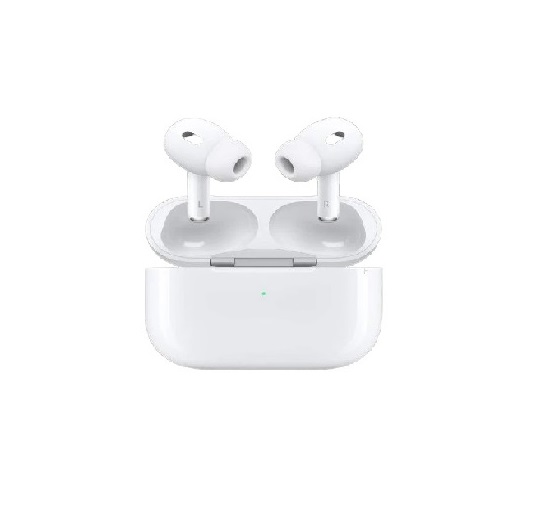 White Apple AirPods Pro 2 ‑ ANC, Transparency, Spatial Audio, 12‑Month Warranty